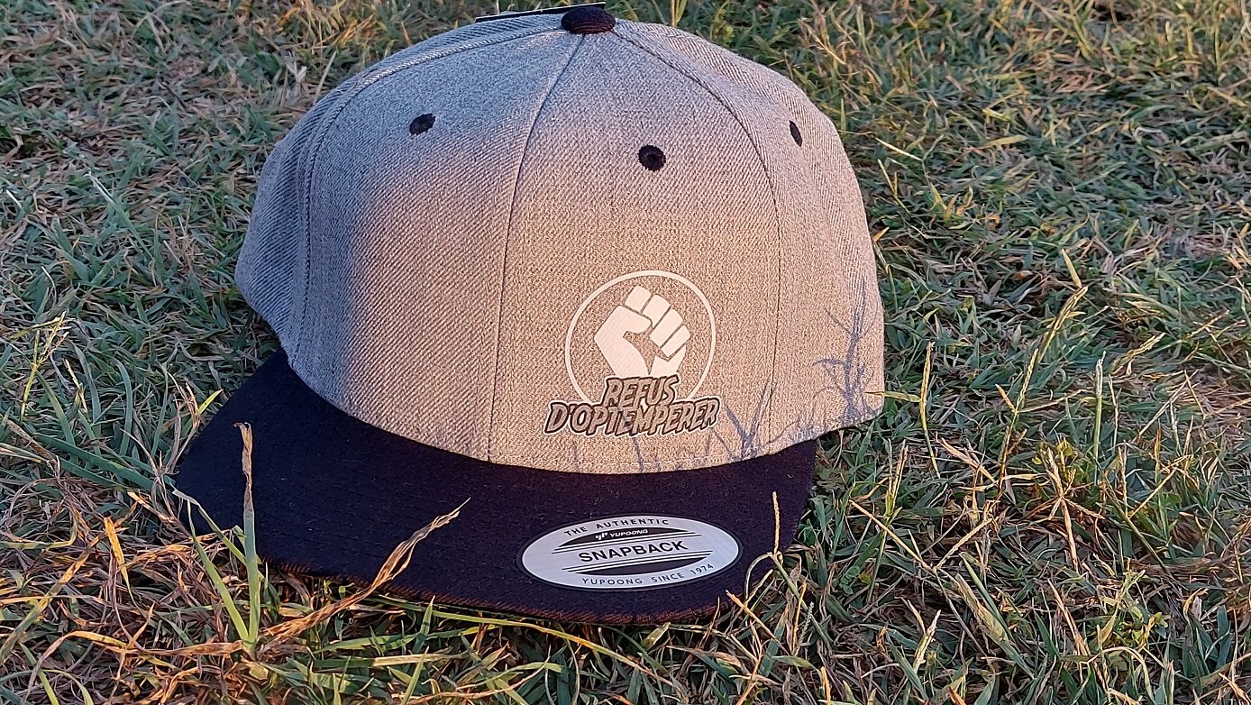 Casquette- Refus (Gris/noir)