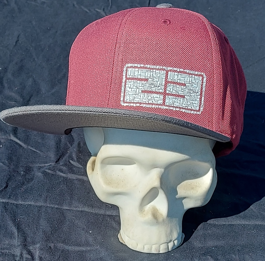 Casquette- 23 QR (Bordeau/Gris)